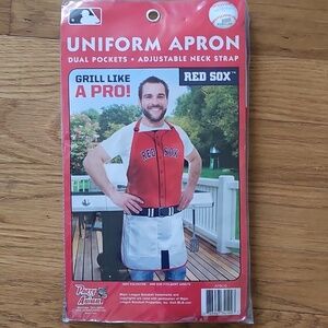 MLB Boston Red Sox Gameday Tailgating  BBQ Apron for Grilling New in Package